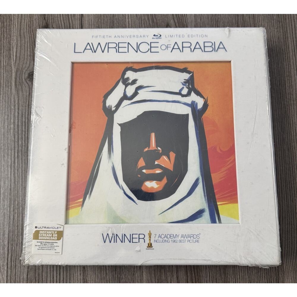 Lawrence of Arabia 50th Anniversary Limited Edition Blu-Ray Factory Sealed